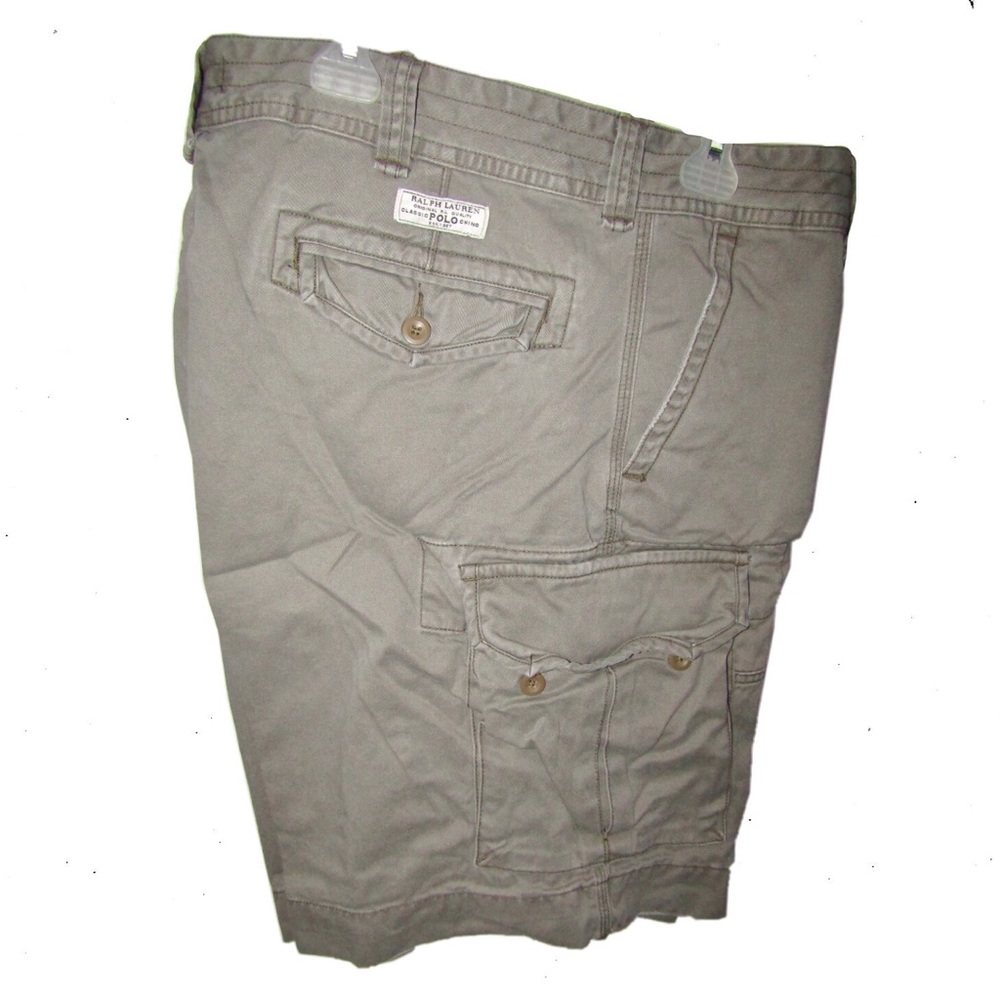 Gray Polo cargo shorts